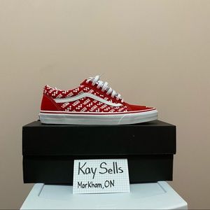 Vans - All Over Logo Red 🎈